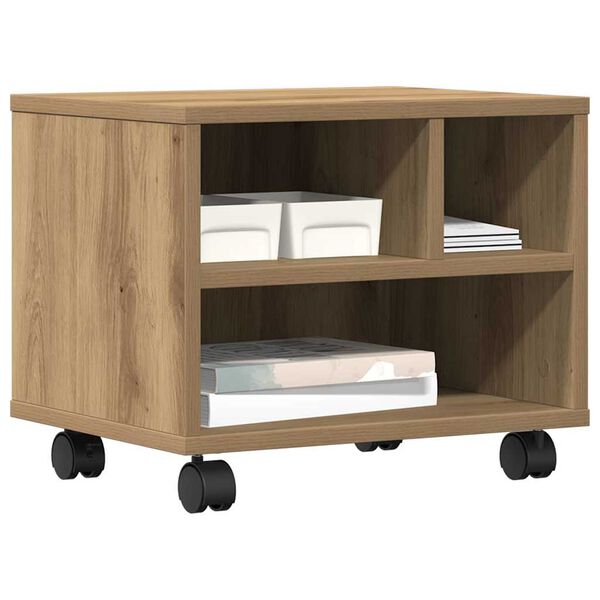 vidaXL Printeri alus K&auml;sit&ouml;&ouml;puu 41 x 32 x 33.5 cm Tehispuit