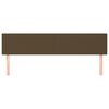 vidaXL voodipeatsid 2 tk, tumepruun, 90x5x78/88 cm, kangas