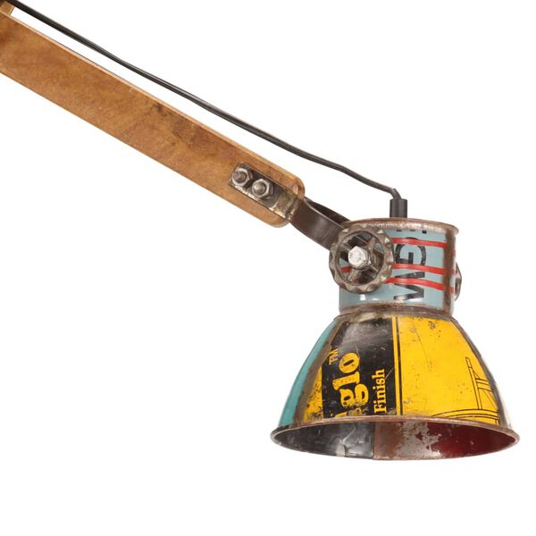 vidaXL &uuml;mmargune seinalamp, t&ouml;&ouml;stuslik stiil, mitmev&auml;rviline, E27