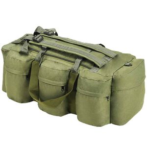 vidaXL kolm &uuml;hes armeestiilis riidest reisikott 45 l, oliivroheline