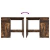 vidaXL kirjutuslaud, suitsutatud tamm, 86x49x76 cm, tehispuit