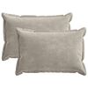 vidaXL Diivanipadi 2 pcs HOUTEN Helehall 30 x 50 cm &Scaron;en&uuml;&uuml;lfabric