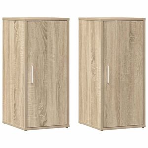 vidaXL kingakapid 2 tk, Sonoma tamm, 32 x 35 x 70 cm, puitlaastplaat