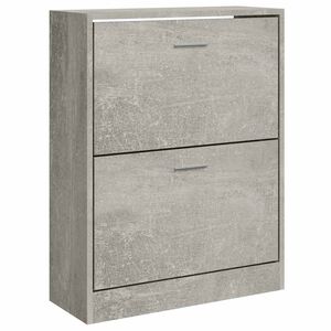 vidaXL kingakapp, betoonhall, 63 x 24 x 81 cm, tehispuit