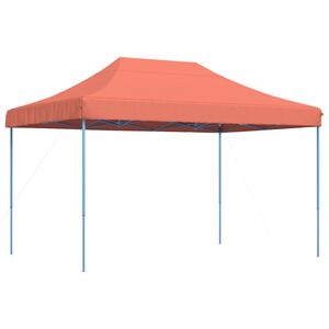 vidaXL kokkupandav pop-up peotelk, terrakota, 410x279x315 cm