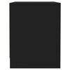 vidaXL &ouml;&ouml;kapid 2 tk, must, 45 x 34 x 44,5 cm, puitlaastplaat