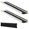 vidaXL Ratastega silla ramp 270 kg 2 tk Must 270 kg istekoha kohta