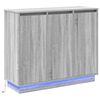 vidaXL LED Kummuti Hall Sonoma 90 x 32 x 75 cm Tehispuit
