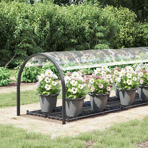 vidaXL L&auml;bipaistev Present aasadega 1x5 m PVC