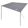 vidaXL Karavan Kattepanus inimesele 240 x 460 cm Hall ja oranž taft