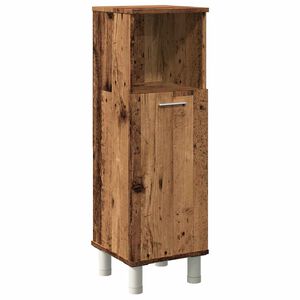 vidaXL Vannitoa Kapp Old Wood 30x30x95 cm Engineered Wood