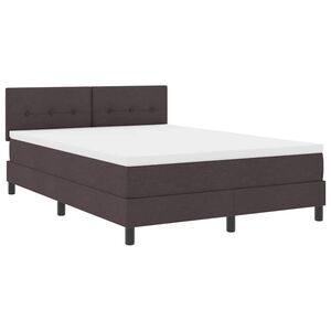 vidaXL Karbi vedrumadrats madratsiga Tume pruun 160 x 200 cm kangas