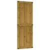 vidaXL K&uuml;&uuml;niuks Corona Meepruun 70 x 210 cm Toekas m&auml;nnipuit