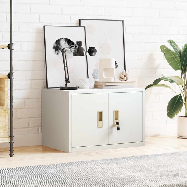 vidaXL Hoiukapp Valge 60 x 40 x 40 cm Teras