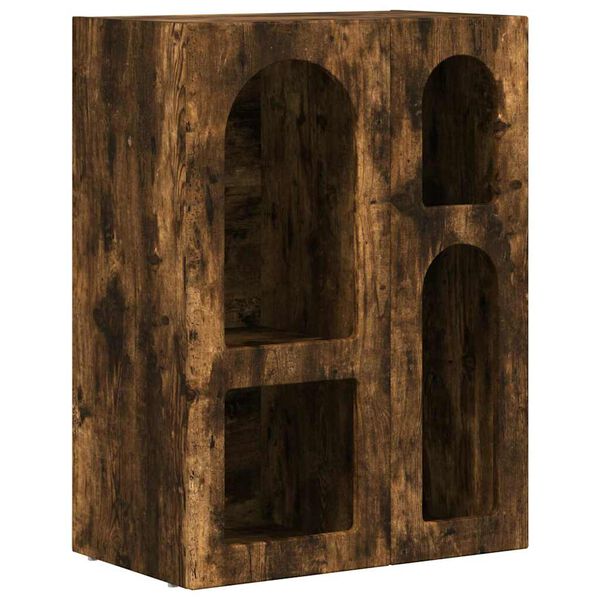 vidaXL K&otilde;ide Suitsetatud tamm 59 x 35 x 80.5 cm Tehispuit