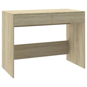 vidaXL kirjutuslaud, Sonoma tamm, 100 x 55 x 75 cm, tehispuit
