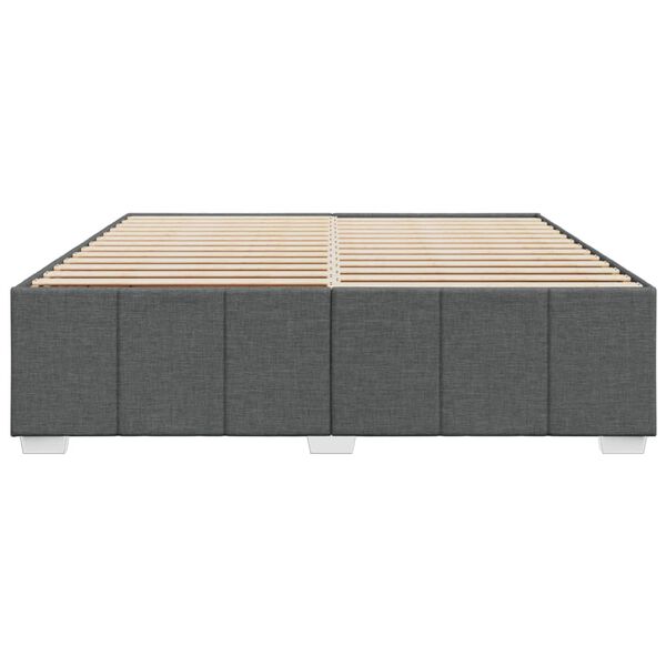 vidaXL voodiraam ilma madratsita, tumehall, 180x200 cm, kangas