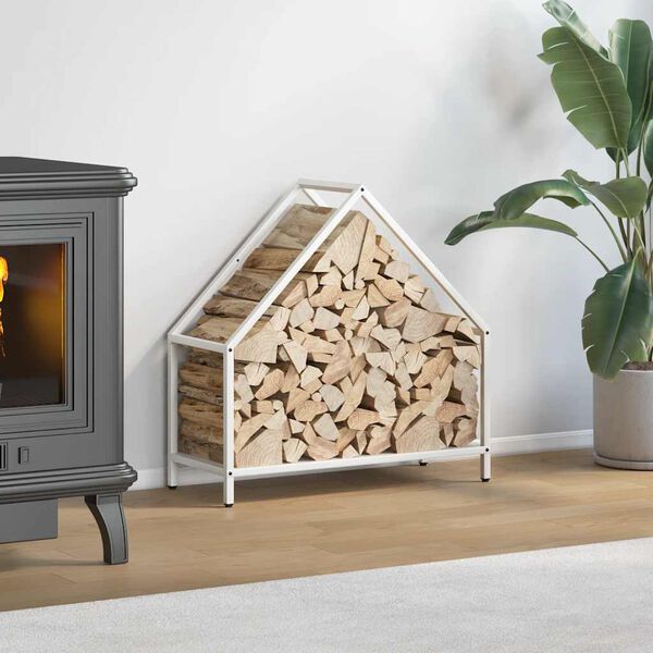 vidaXL K&uuml;ttepuurest Valge 60x25x60 cm K&uuml;lmvaltsitud teras