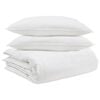 vidaXL Teki komplekt padjaga 3 pcs Valge Down Feather