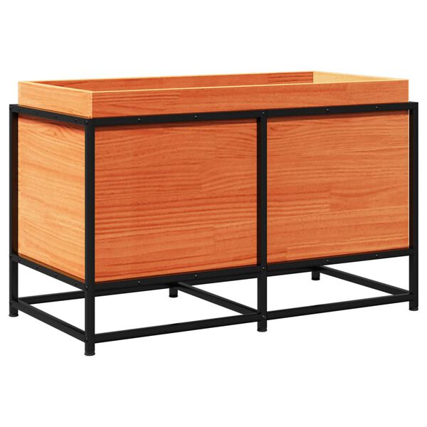 vidaXL aia taimekast, vahapruun, 80 x 40 x 50 cm, m&auml;nnipuit