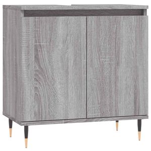 vidaXL vannitoakapp, hall Sonoma tamm, 58 x 33 x 60 cm, tehispuit