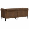 vidaXL Chesterfield-diivan padjaga Muu Pruun 182.5 x 74.5 x 74.5 cm