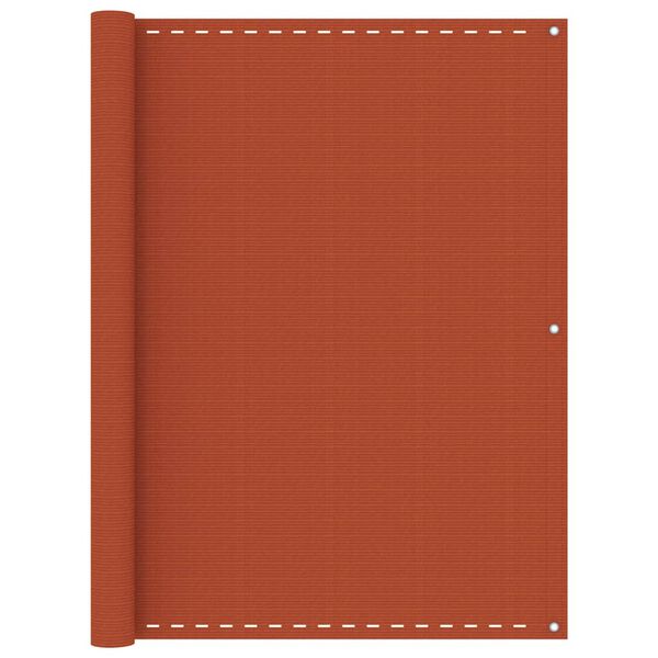 vidaXL r&otilde;dusirm, oranž, 120 x 400 cm, HDPE