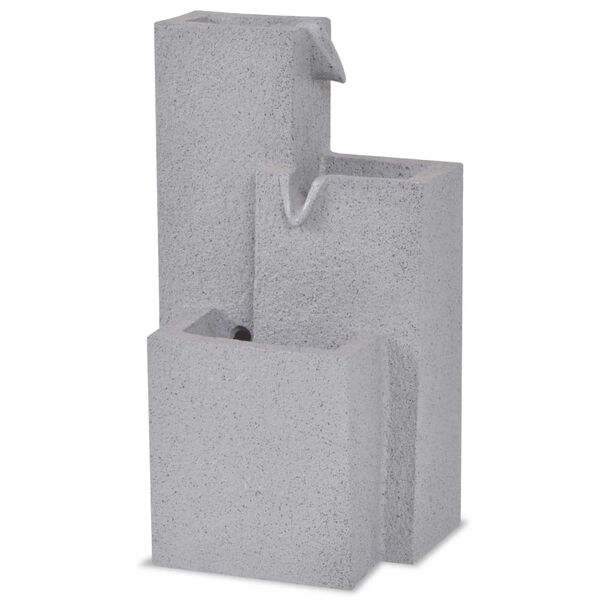 vidaXL toapurskkaev LED-tulega, polüvaik