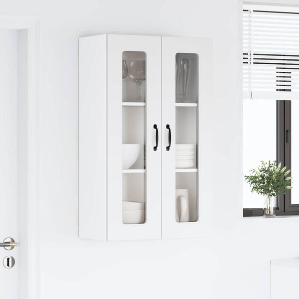 vidaXL K&ouml;&ouml;gikapp ladustamisega Kalmar Valge 60 x 31 x 100 cm Tehispuit