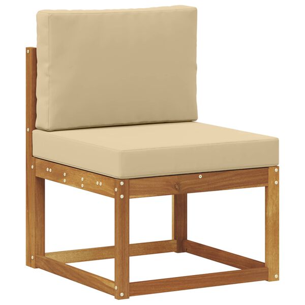 vidaXL V&auml;li diivanikomplekt padjaga 4 pcs Looduslik ja beež