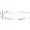 vidaXL Voodiraam madratsiga madratsiga 2 pcs Valge PVC