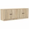 vidaXL Voodikapp 2 pcs Sonoma tamm 66 x 35 x 48 cm T&ouml;&ouml;deldud puit