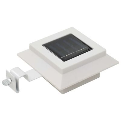 vidaXL päikesepatareiga aiavalgusti 6 tk LED ruudukujuline 12 cm valge