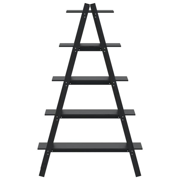 vidaXL 5-korruseline riiul, A-kujuline, 110x40x180,5 cm, männipuit