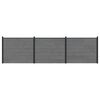 vidaXL Aiapaneel 3 pcs WPC ja Alumiinium Hall