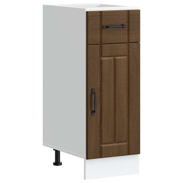 vidaXL k&ouml;&ouml;gi aluskapp Lucca, pruun tamm, tehispuit