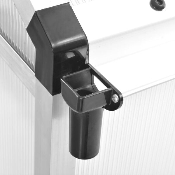 vidaXL kasvuhoone, alumiinium, 421 x 190 x 195 cm, 15,6 m³