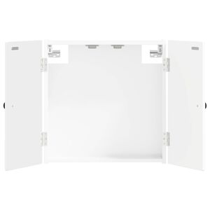 vidaXL Dartboardi kapp EDE K&otilde;rgl&auml;ikega valge 52,5 x 10,5 x 53,5 cm