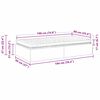 vidaXL Nurgavoodi raam koos madratsiga Muu peaga 2 pcs Hall Samet