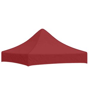 vidaXL peotelgi katus 2 x 2 m, tumepunane, 270 g/m&sup2;