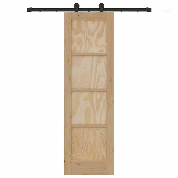 vidaXL Libisev uks ORKDAL Pruun 61 x 198,5 cm Tahke m&auml;nd