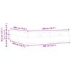 vidaXL Voodiraam madratsiga madratsiga 2 pcs Helehall Samet