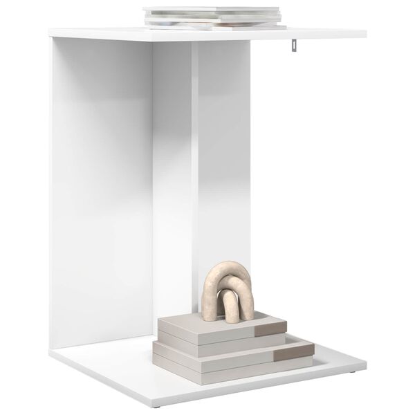 vidaXL K&uuml;lglaud Valge 45 x 40 x 62,5 cm Tehispuit