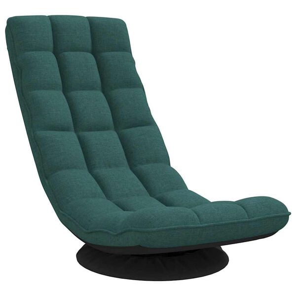 vidaXL pöörlev põrandatool tumeroheline 70x51x79 cm kangas