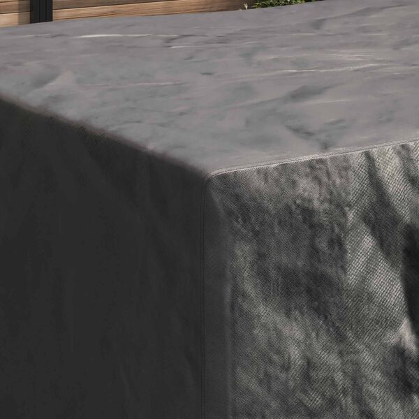 vidaXL M&ouml;&ouml;bli kate &Uuml;ksv&auml;rviline Must 240 x 190 x 90 cm 420D