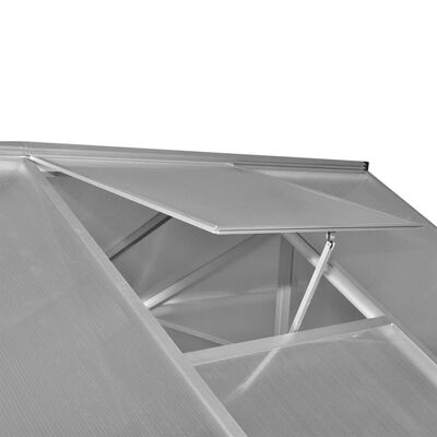 vidaXL kasvuhoone tugevdatud alumiiniumist 3,46 m²