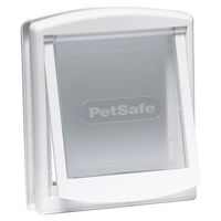PetSafe 2-suunaline lemmiklooma uks 715, väike, 17,8x15,2 cm, valge
