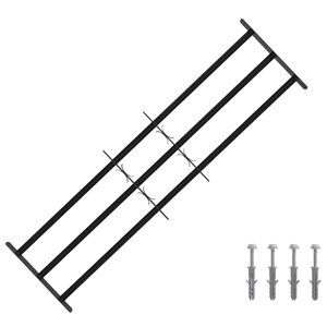 vidaXL Turva grill akendele 3 risttalaga 3 pcs 93-174 cm