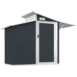 vidaXL aiakuur, antratsiithall, 270x130x208,5 cm, tsingitud teras