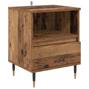 vidaXL &Ouml;&ouml;lambi kapp sahtliga Vana puit 40 x 35 x 50 cm Tehispuit